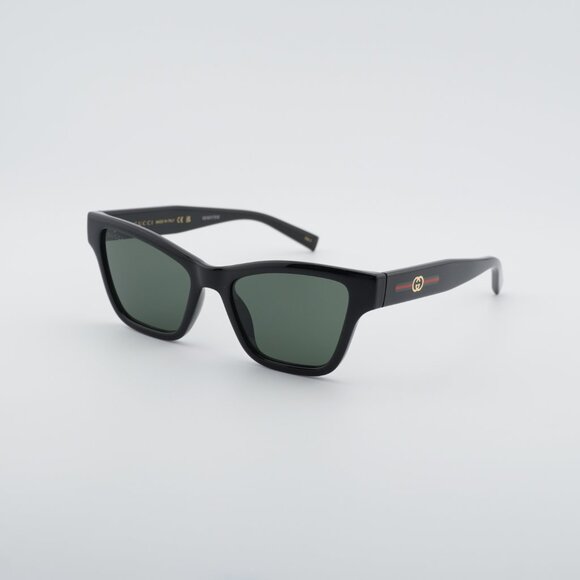 Gucci GG1982S 001 Sunglasses Black Cat Eye Frame, Grey Lenses main image 9